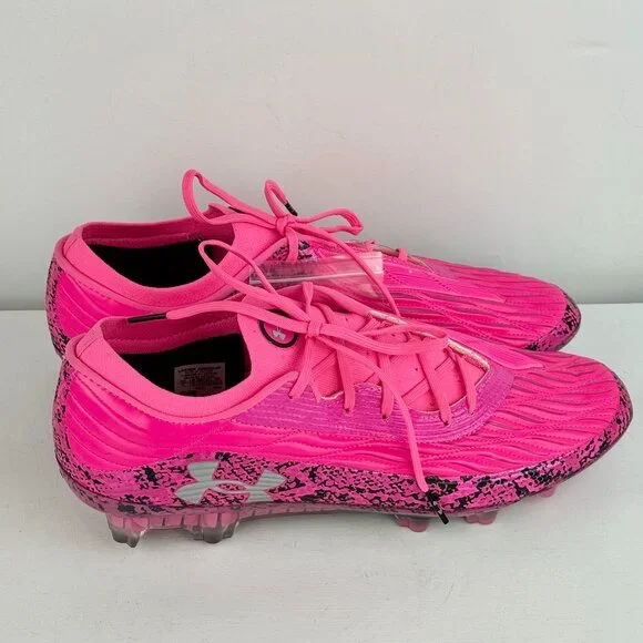Men's 11 - Under Armour Magnetico Elite 4 FG Pitch Viper Soccer Cleats - Pink